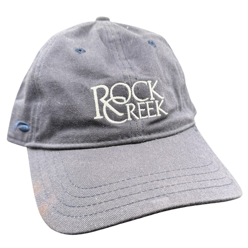 🧢 Rock Creek Gray Dad Hat Strapback Casual Outdoor Minimalist Cap